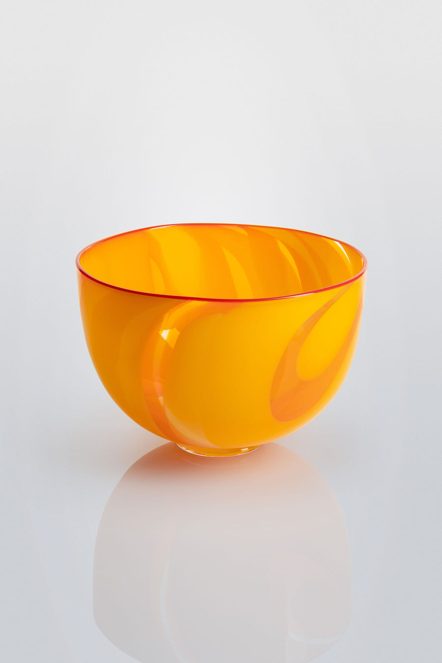 Orange Swirl Bowl