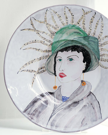 Agalis Manessi Portrait Dish - For Isabella Blow