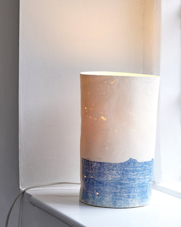 Liz Emtage - Surathani/Blue Sky Porcelain Lamp