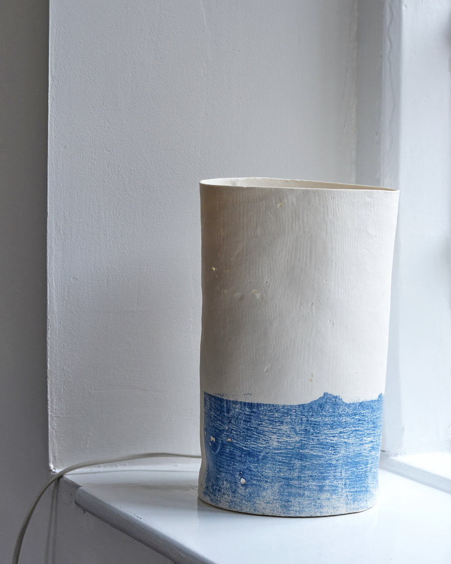 Liz Emtage - Surathani/Blue Sky Porcelain Lamp