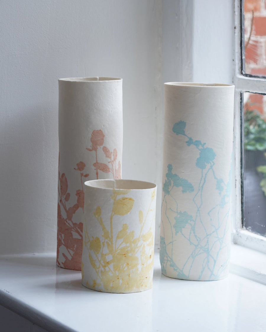 Liz Emtage - Medium Vase/Tea Light Blue