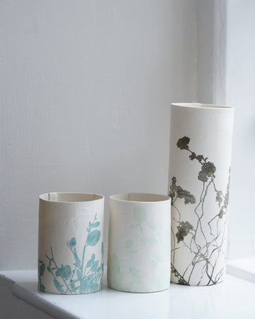 Liz Emtage - Medium Vase/Tea Light Green